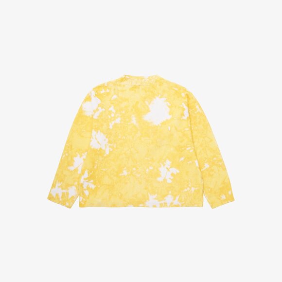 HUGO BOSS Yellow & White Tie-Dye Knit Sweater 🍋☀️ - Picture 3 of 5